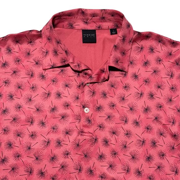 Dunning Boswell Jersey Performance‎ Polo size Large Rosewood - Picture 2 of 11